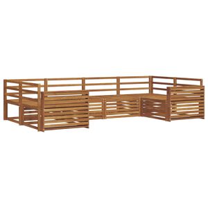vidaXL Ensemble de canap&eacute;s d'ext&eacute;rieur 6 pcs Naturel