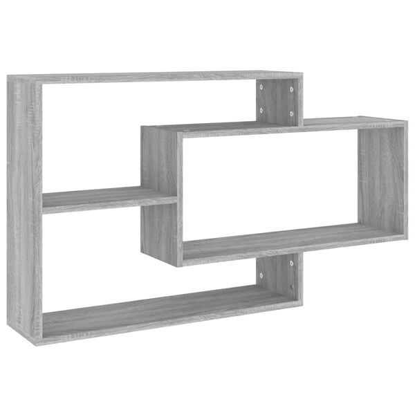 vidaXL Étagère murale Sonoma gris 104x20x58,5 cm Bois d'ingénierie