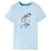 T-shirt pour enfants bleu clair 140
