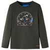 T-shirt enfants &agrave; manches longues kaki 116
