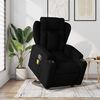 vidaXL Fauteuil de massage inclinable Noir Tissu