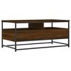 vidaXL Table basse ch&ecirc;ne marron 100x51x45 cm bois d'ing&eacute;nierie