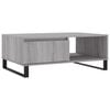vidaXL Table basse sonoma gris 90x60x35 cm bois d'ing&eacute;nierie