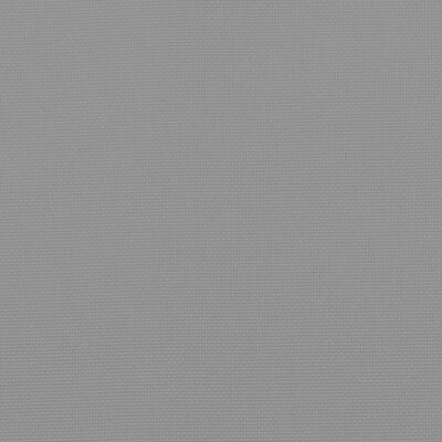 vidaXL Coussin de palette gris 50x40x12 cm tissu