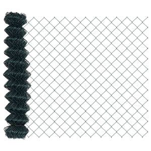 vidaXL Cl&ocirc;ture en treillis m&eacute;tallique 25 x 1,2 m Acier Vert