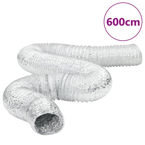 vidaXL Conduit de ventilation aluminium 6 m &Oslash;12,5 cm