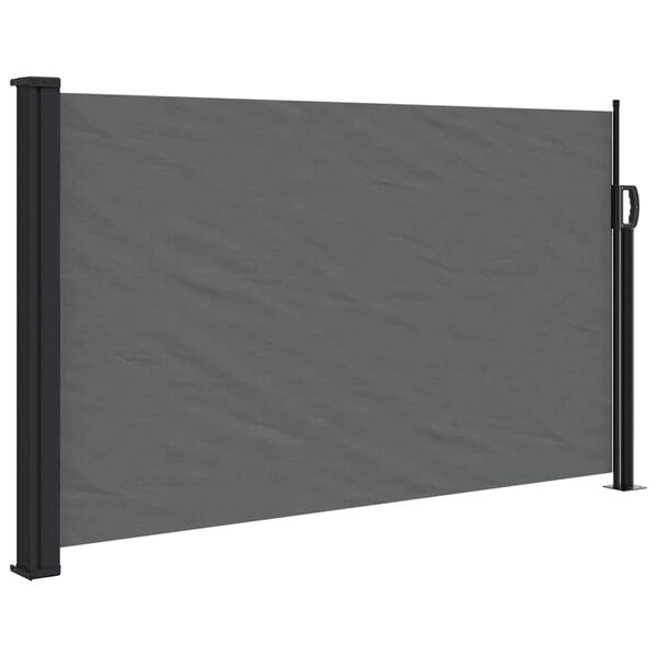 vidaXL Store lat&eacute;ral r&eacute;tractable Anthracite 120 x 500 cm