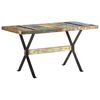 vidaXL Table à manger 140x70x76 cm Bois de récupération massif