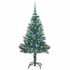 vidaXL Arbre de No&euml;l artificiel floconn&eacute; de neige avec lumi&egrave;re LED