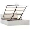vidaXL Cadre de lit avec rangement hydraulique 140x200 cm similicuir