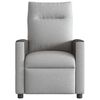 vidaXL Fauteuil inclinable électrique gris nuage tissu