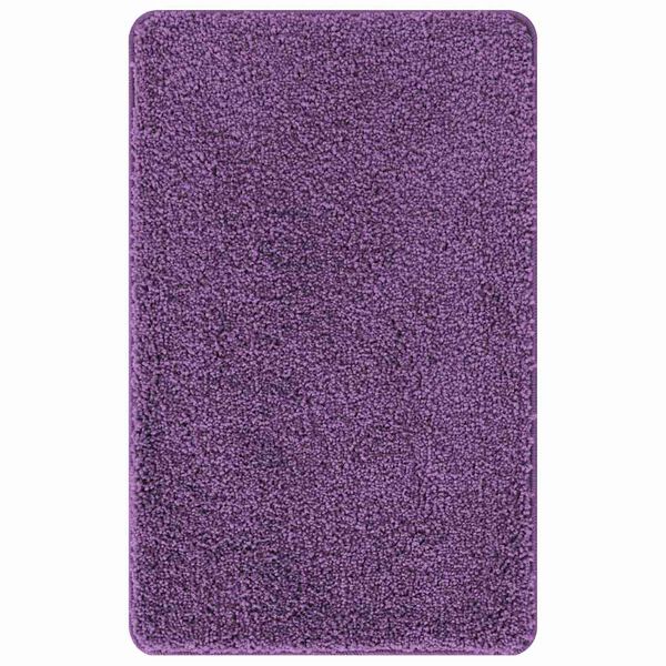 vidaXL Ensemble de tapis de bain antid&eacute;rapants 2 pcs Violet PP