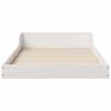 vidaXL Cadre de lit Blanc 100 x 220 cm Pin massif