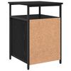 vidaXL Cabinet de chevet Ch&ecirc;ne noir Bois d'ing&eacute;nierie