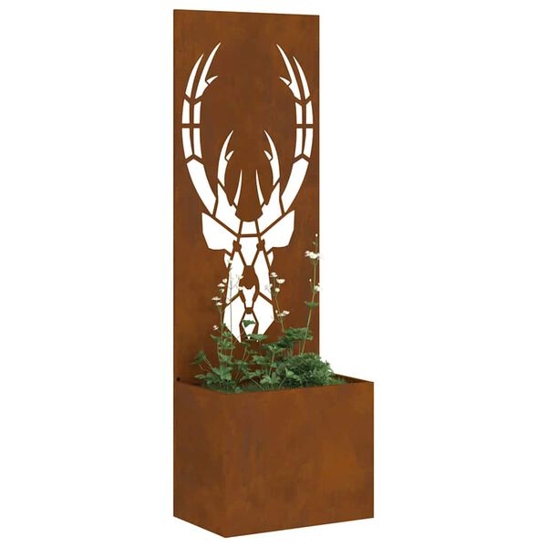 vidaXL &Eacute;cran de confidentialit&eacute; de jardin Rouill&eacute; 50 x 140 cm