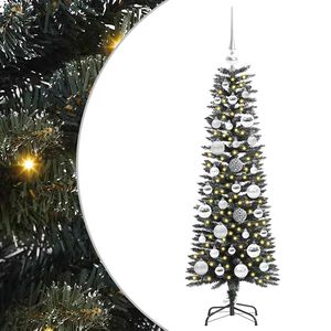 vidaXL Sapin de No&euml;l artificiel Vert 120 cm PVC, plastique et acier