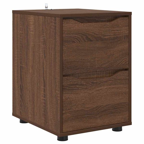 vidaXL Armoire de rangement Ch&ecirc;ne brun 40 x 48 x 57 cm