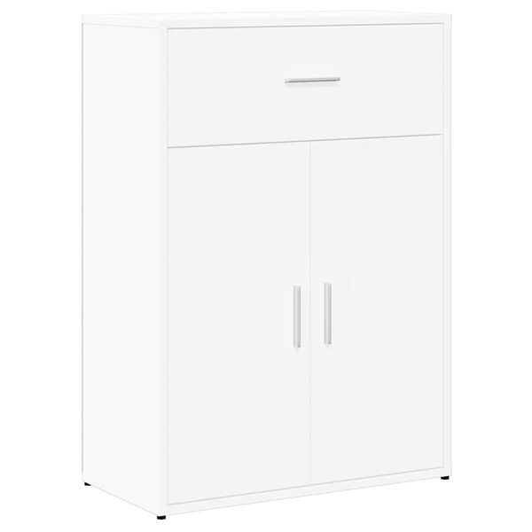 vidaXL Buffet blanc 60x30x84 cm bois d'ing&eacute;nierie