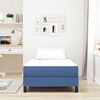 vidaXL Matelas de Lit avec matelas Bleu 100 x 200 cm tissu