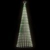 vidaXL Sapin de Noël à LED 688 LED blanc froid 300 cm