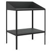 vidaXL Support pour plantes anthracite 75,5x54,5x100cm acier galvanis&eacute;