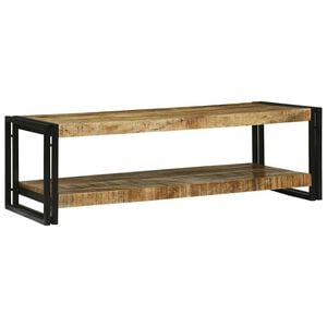 vidaXL Table basse Marron 120 x 50 x 38 cm Bois de mangue massif