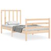 vidaXL Cadre de lit sans matelas 100x200 cm bois massif de pin