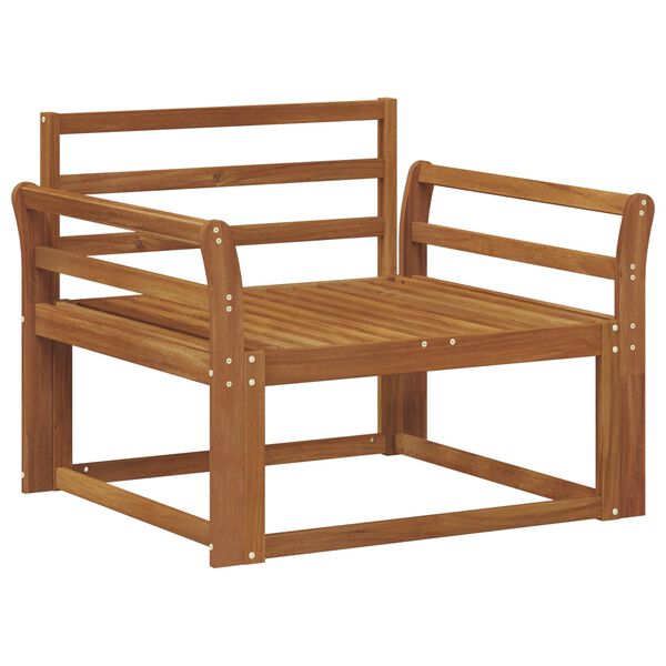 vidaXL Sofa de milieu ext&eacute;rieur Bois d'Acacia Massif Naturel