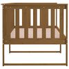 vidaXL Lit de jour sans matelas marron miel 100x200 cm bois pin massif