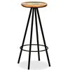 vidaXL Tabourets de bar lot de 2 bois massif de récupération