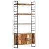 vidaXL Biblioth&egrave;que 4 niveaux 80x30x180 cm Bois solide de r&eacute;cup&eacute;ration