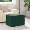 vidaXL Tabouret Vert fonc&eacute; 61 x 41 x 40 cm Velours et Bois Composite