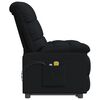 vidaXL Fauteuil électrique de massage Noir Tissu