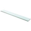 vidaXL Panneaux d'&eacute;tag&egrave;re 2 pcs Verre Transparent 100 x 12 cm