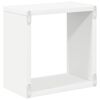 vidaXL &Eacute;tag&egrave;res cube murales 4 pcs Blanc 26x15x26 cm
