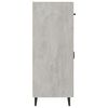vidaXL Buffet gris béton 69,5x34x90 cm bois d'ingénierie