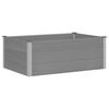 vidaXL Lit sur&eacute;lev&eacute; de jardin WPC 150x100x54 cm Gris