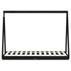 vidaXL Cadre de lit pour enfant noir 80x160 cm bois de pin massif