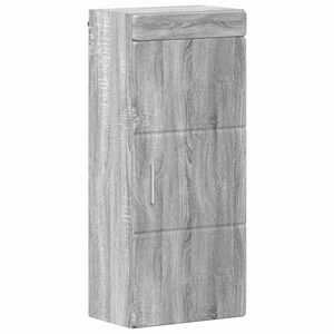 vidaXL Armoire murale de salle de bain avec &eacute;tag&egrave;re TULUM Gris Sonoma