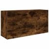 vidaXL Armoire murale de bain ch&ecirc;ne fum&eacute; 80x25x40 cm bois d'ing&eacute;nierie