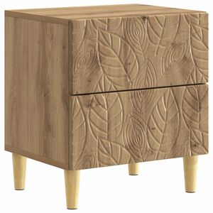 vidaXL Table de chevet Ch&ecirc;ne artisanal 43 x 34,5 x 48 cm