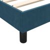 vidaXL Cadre de lit sans matelas bleu fonc&eacute; 180x210 cm velours