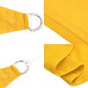 vidaXL Voile d'ombrage 160 g/m&sup2; rectangulaire jaune 5x8 m PEHD