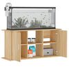 vidaXL Support d'aquarium Ch&ecirc;ne Sonoma 121x41x58 cm Bois d'ing&eacute;nierie