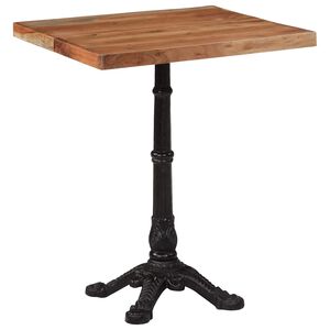 vidaXL Table de bistro 60x60x76 cm Bois d'acacia massif