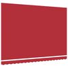 vidaXL Toile de rechange pour auvent Rouge 430 x 295 cm Polyester