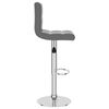vidaXL Tabouret de bar Gris Similicuir
