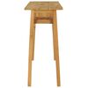 vidaXL Table console 120x35x75 cm Bois de teck massif