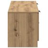 vidaXL Meuble TV Chêne Artisan 140x35x40 cm Bois d'ingénierie