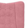 vidaXL fauteuil Rose 63 x 67 x 94 cm Velours